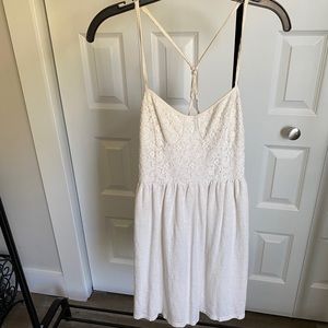 Cream AE spaghetti strap dress